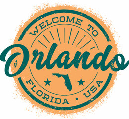 Vintage Orlando Florida Vacation Graphic - 472302638
