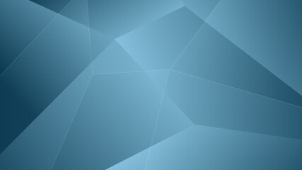 Modern Abstract Background with Lowpoly Element and Gradient Blue Color