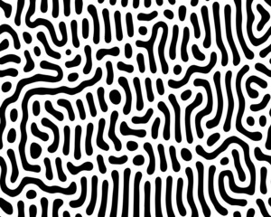 Full seamless black and white texture pattern for decor and textile fabric printing. Abstract multipurpose model design for fashion and home design.