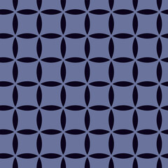 Full seamless modern geometric texture pattern for decor and textile. Navy blue shape for textile fabric printing and wallpaper. Abstract multipurpose model design for fashion and home design