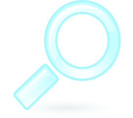 vector magnifying icon