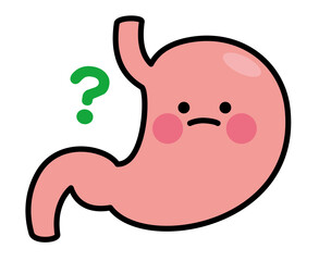 胃　キャラクター　ハテナ