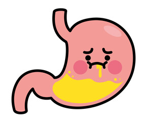 胃　キャラクター　逆流性食道炎
