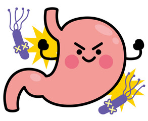 胃　キャラクター　強い胃