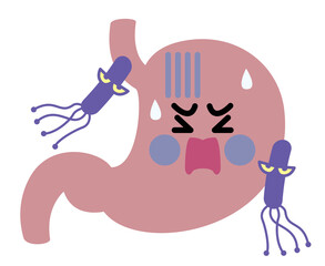 胃　キャラクター　ピロリ菌