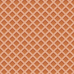 Seamless realistic wafer pattern for concept design. Sweet seamless. Vector illustration