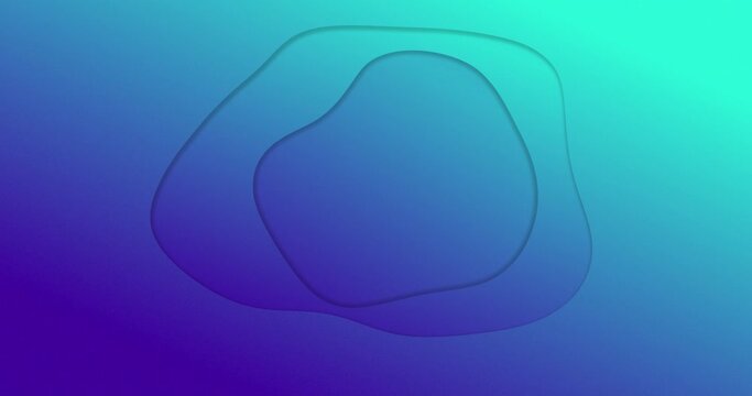 Animation of blue gradient lines waving in seamless loop