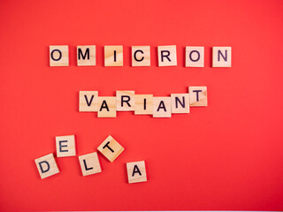 Omicron variant replaces Delta. Emergence of new dangerous strain of coronavirus COVID-19 Omicron....