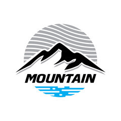 mountain abstract illustration