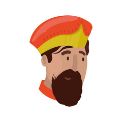 wise king caspar face