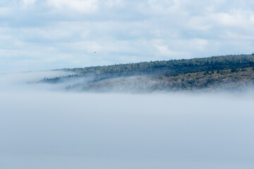 Rocky landscape on the ocean