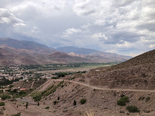 view of the mountains