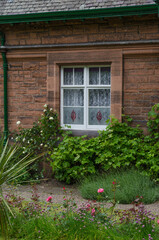 Fototapeta na wymiar A small cottage in Princes Street Gardens, Edinburgh, Scotland.