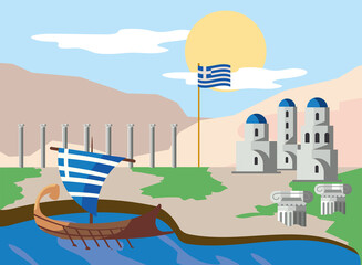 ancient greece card