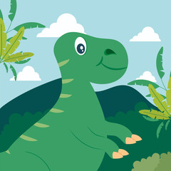 happy t-rex card © Jeronimo Ramos