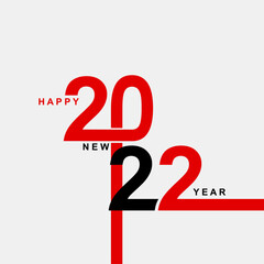 happy new year 2022 text design