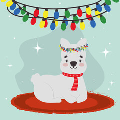 christmas dog card