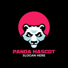 Panda Mascot Logo Templates
