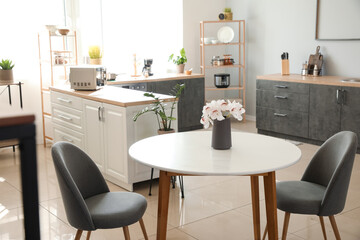 Studio apartment with contemporary kitchen