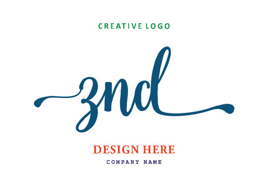 ZND lettering logo is simple, easy to understand and authoritative