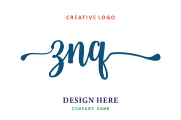 ZNQ lettering logo is simple, easy to understand and authoritative