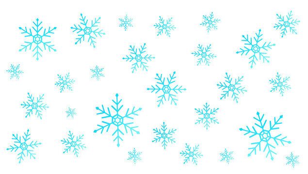 White background with snowflake pattern