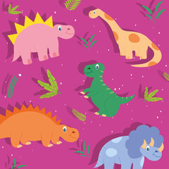 dinosaurs wallpaper design