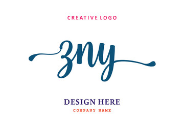 ZNY lettering logo is simple, easy to understand and authoritative