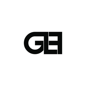 glf letter initial monogram logo design