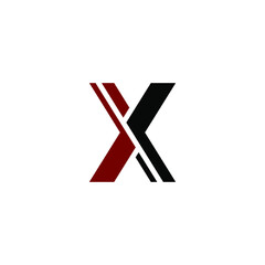 X LETTER check mark and cross