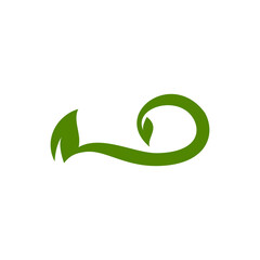 LEAF green eco logo