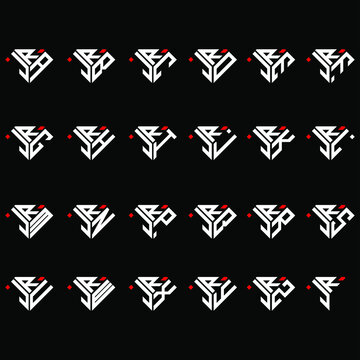JRA to JRZ letter logo creative design in diamond shape
