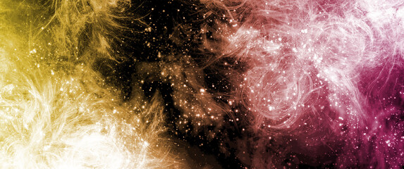 Fototapeta premium abstract space, colorful nebula, stars and sky