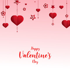 valentine day red and pink post background design part eleven post template design