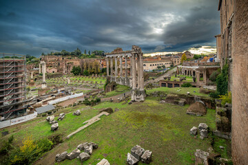 Ciudad europea de Roma en Italia cuna de la civilización	