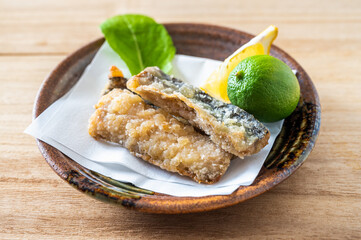 さんまの竜田揚げ