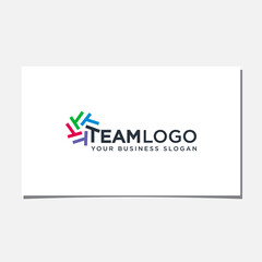 T TEAM LOGO DESIGN VECTOR
