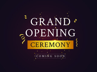 grand opening ceremony banner sale background