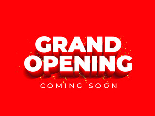 grand opening ceremony banner sale background