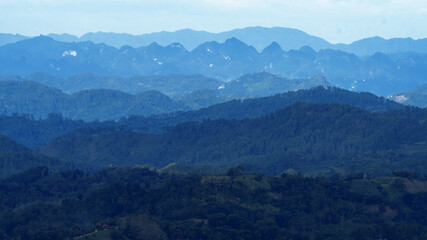 Obraz premium mountains in the morning