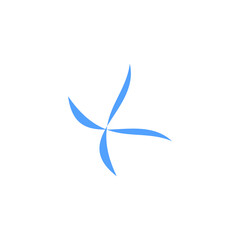 abstract flower logo