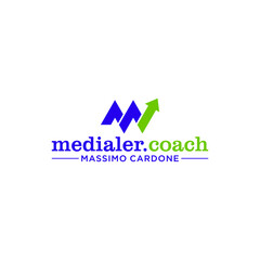 m and w abstract logo design