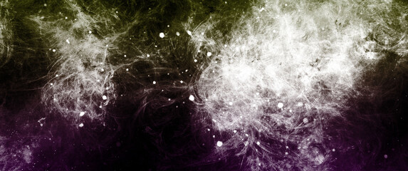 abstract space, colorful nebula, stars and sky