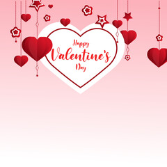 valentine day red and pink post background design part sixteen post template design