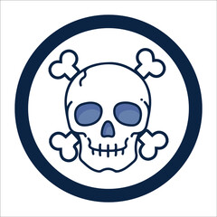Anatomy death or  skull icon