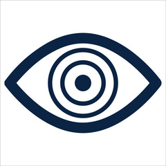 Anatomy eye or eyesight icon