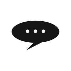 speech bubbles icon vector design templates
