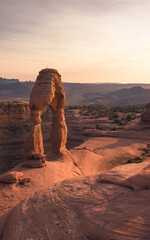 Fototapeta na wymiar Scenic View of Famous Delicate Arch, Arches National Park, Utah, USA