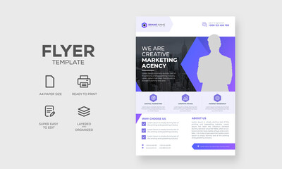 Flyer cover business brochure vector design corporate presentation abstract vector modern flyers