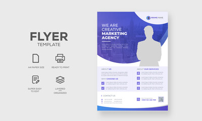 Flyer cover business brochure vector design poster magazine layout template Corporate Presentation